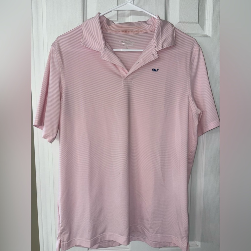 Vineyard Vines Light Pink Polo Shirt